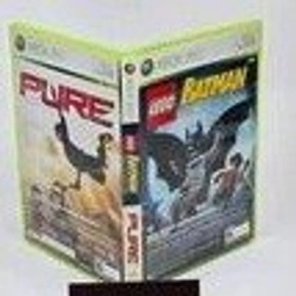 LEGO Batman and Pure Xbox 360 Double Pack Bundle Games with‎ Manuals